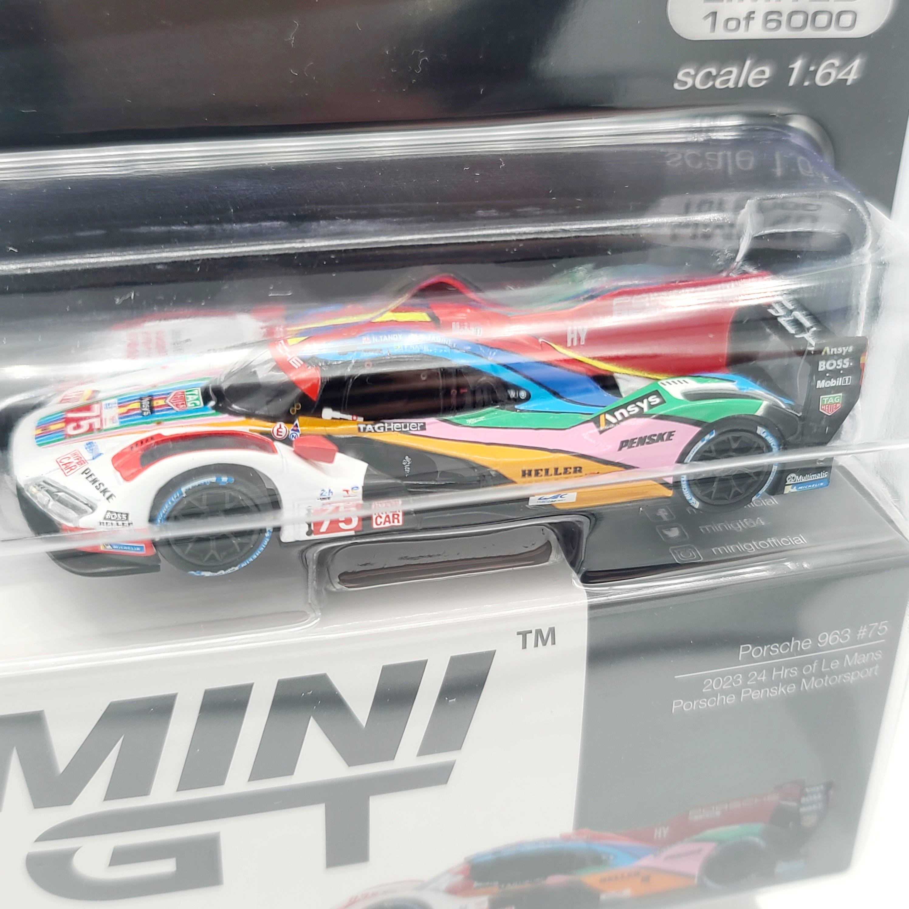 Mini GT Porsche 963 #75 Penske Motorsport - 1:64, 24hrs Le Mans (2025 MiJo Exclusives - Limited Edition)